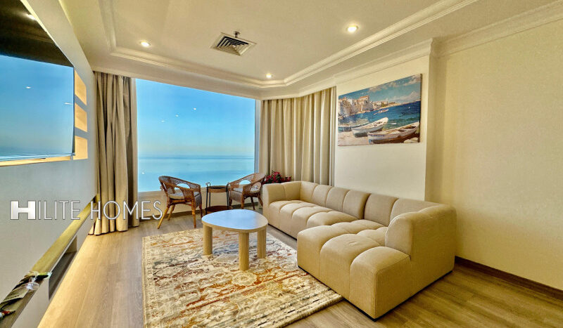 Two bedroom Seaview furnished apartment for rent in Fintas
